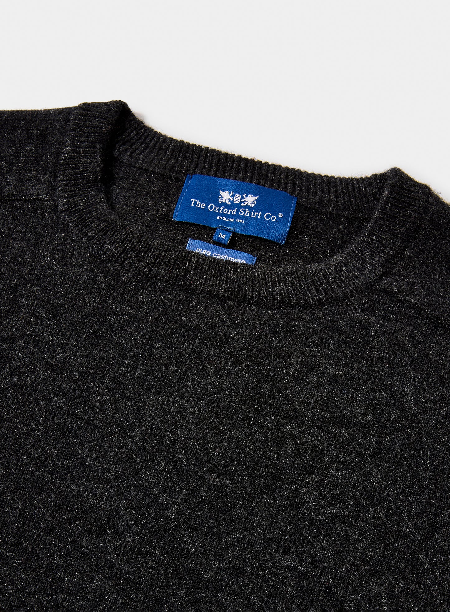 Cashmere Crew Neck - Charcoal