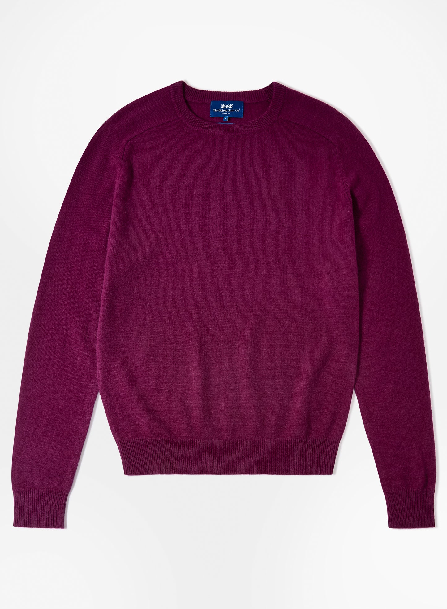 Cashmere Crew Neck - Aubergine