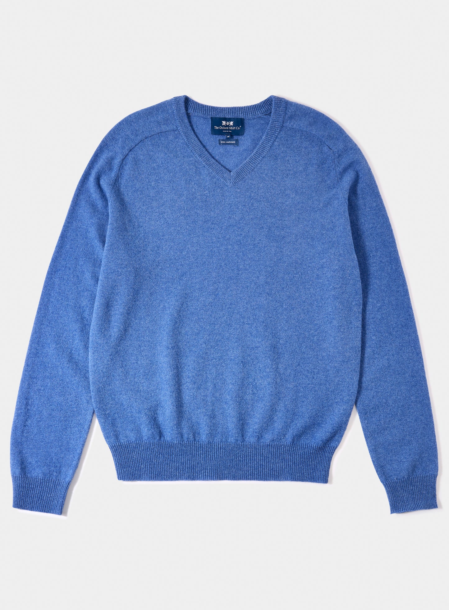 Cashmere V Neck - Blue