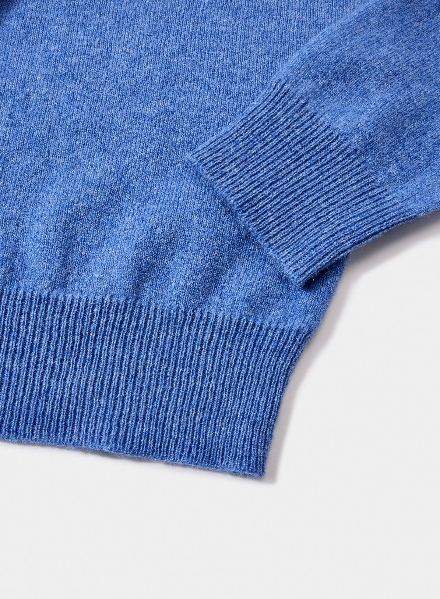 Cashmere V Neck - Blue