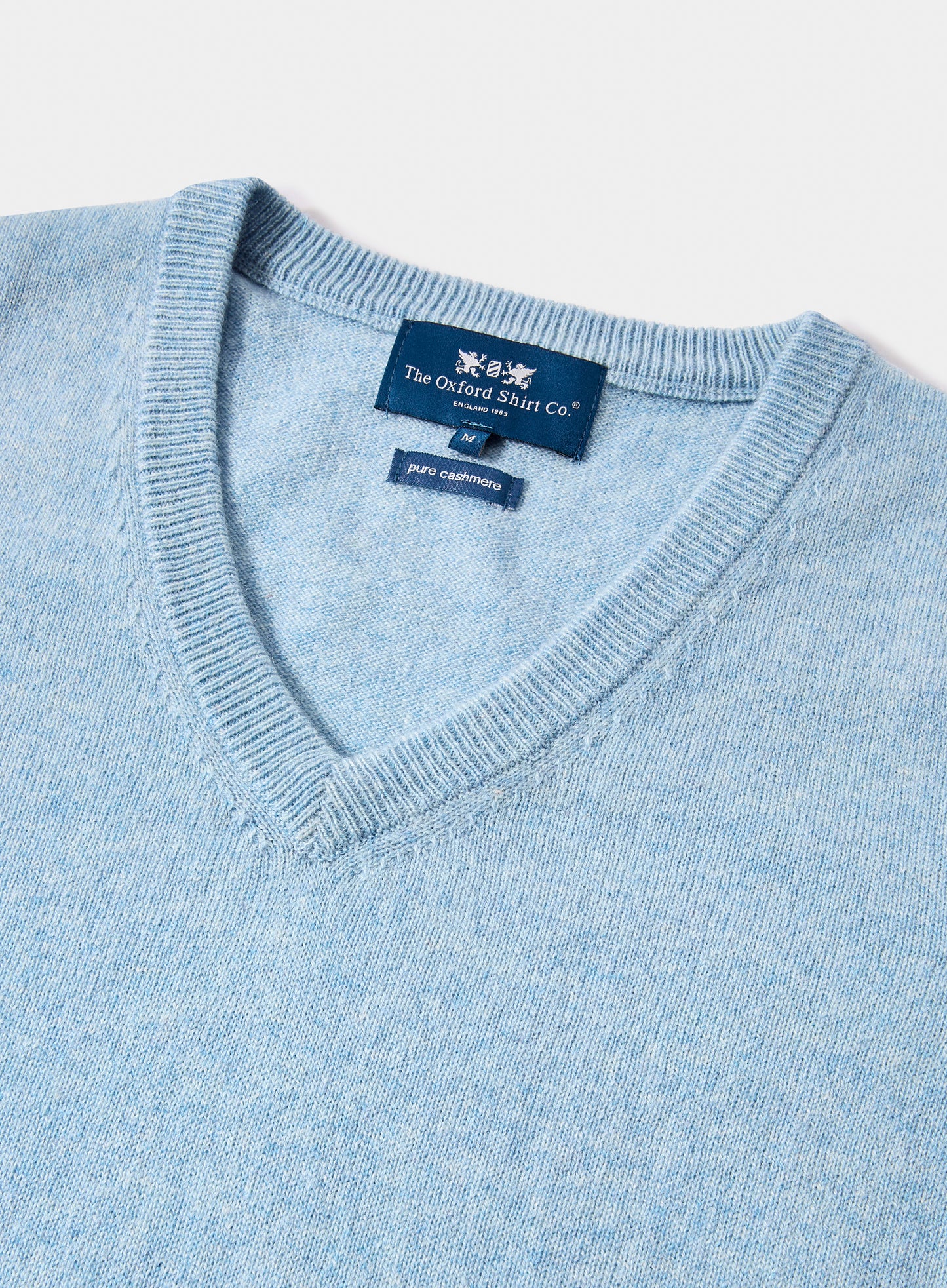 Cashmere Sleeveless Vest - Sky