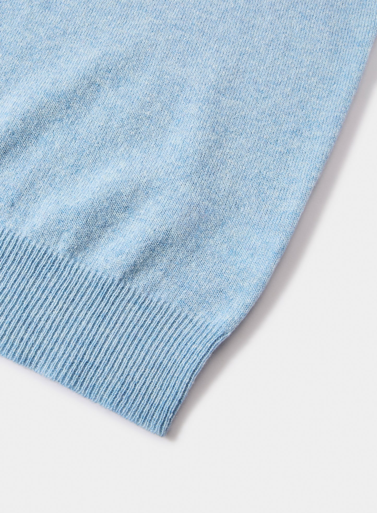 Cashmere Sleeveless Vest - Sky