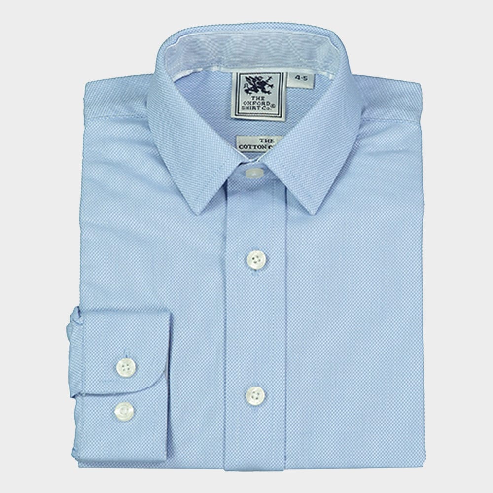 "Kids Classic Shirt in Oxford Blue - Oxford Shirt Co."