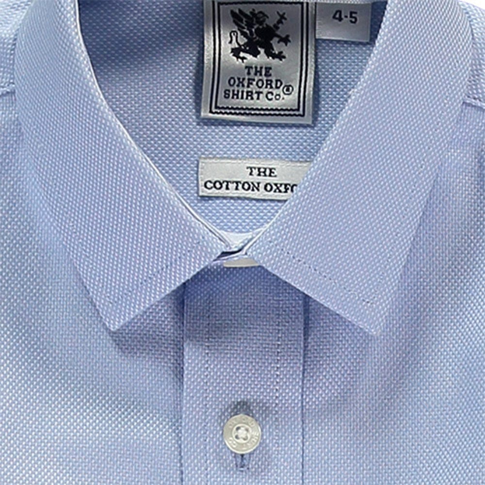"Kids Classic Shirt in Oxford Blue - Oxford Shirt Co."