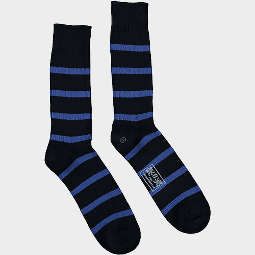 "3 Pack of Socks in Blue Stripes"