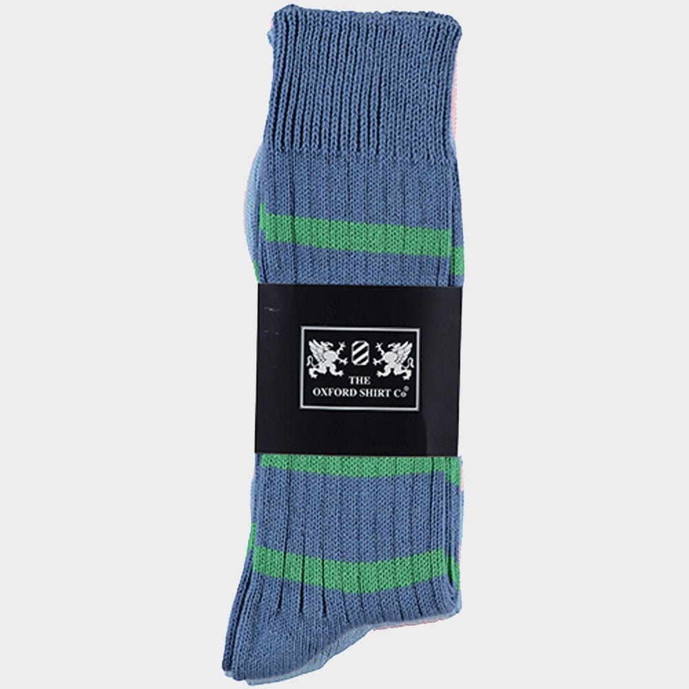 "3 Pack of Socks in Pastel Stripes"
