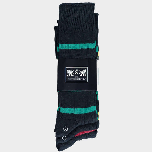 "3 Pack of Socks in Bright Stripes"