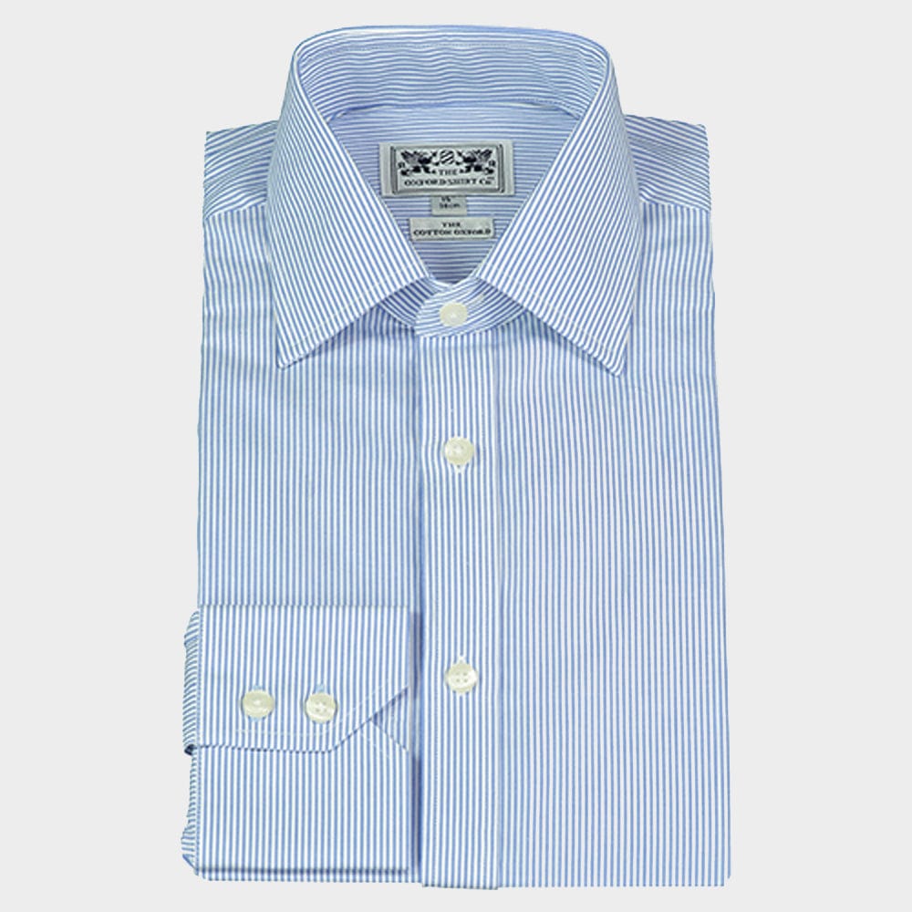 "Classic Shirt in Blue Stripe"