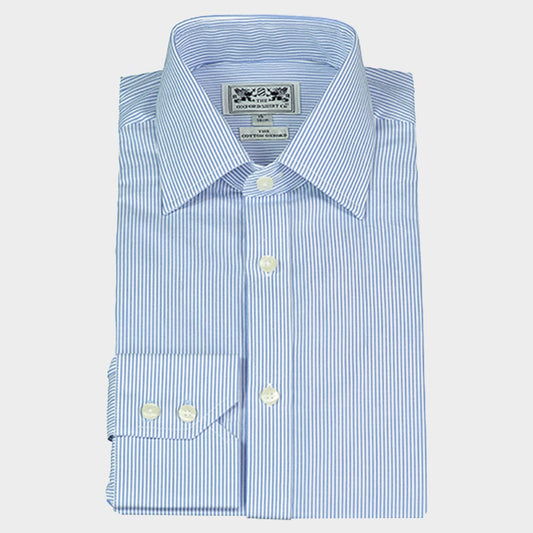 "Classic Shirt in Blue Stripe"