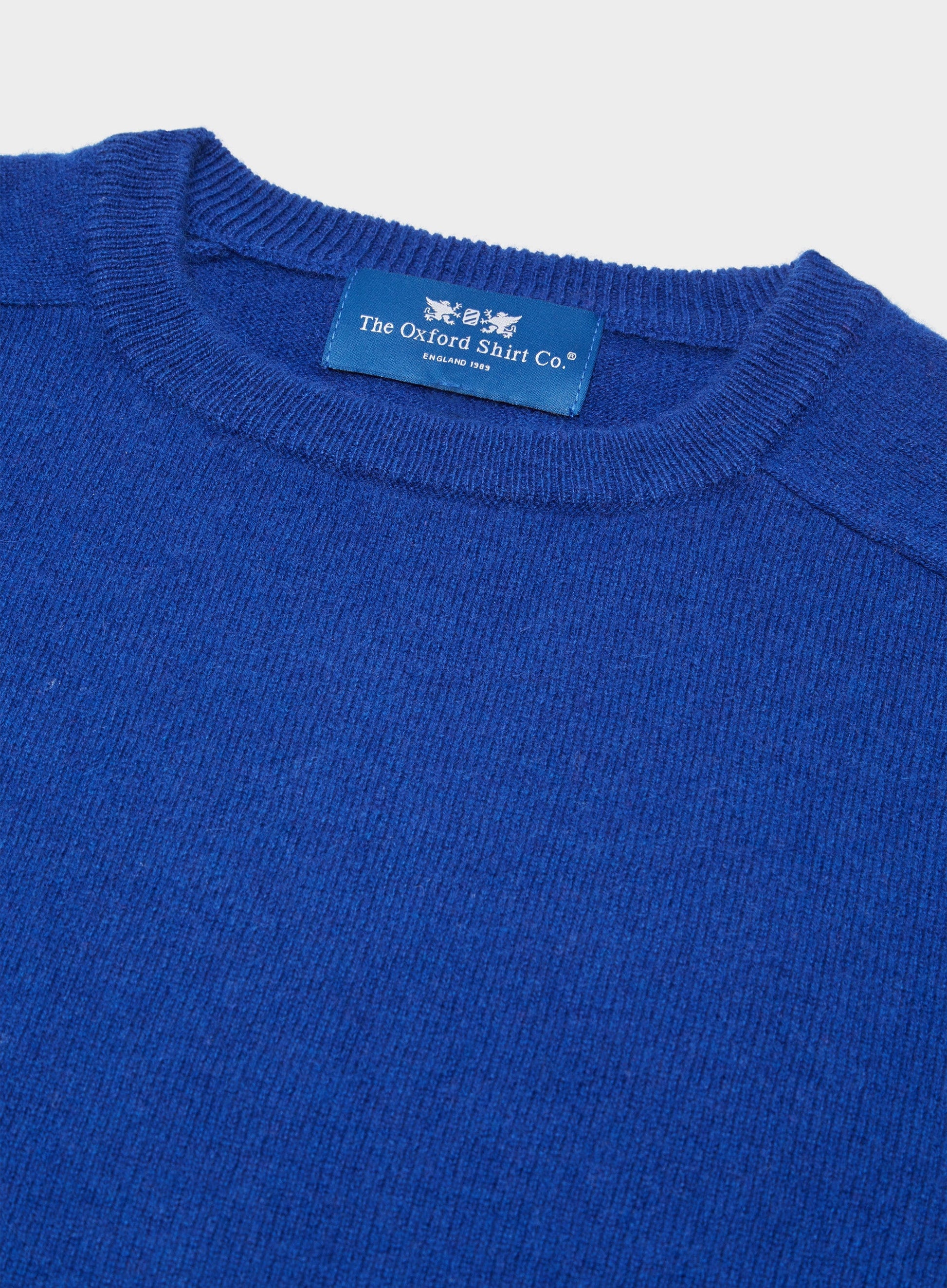 "Cashmere Crew Neck in Ultra Blue"