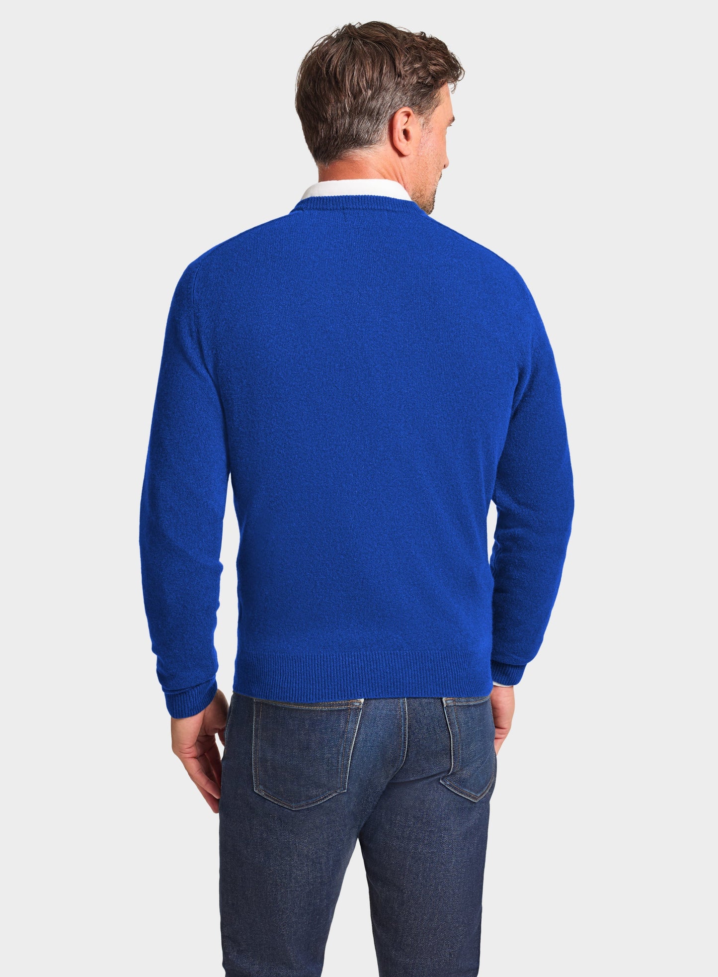 "Cashmere Crew Neck in Ultra Blue"