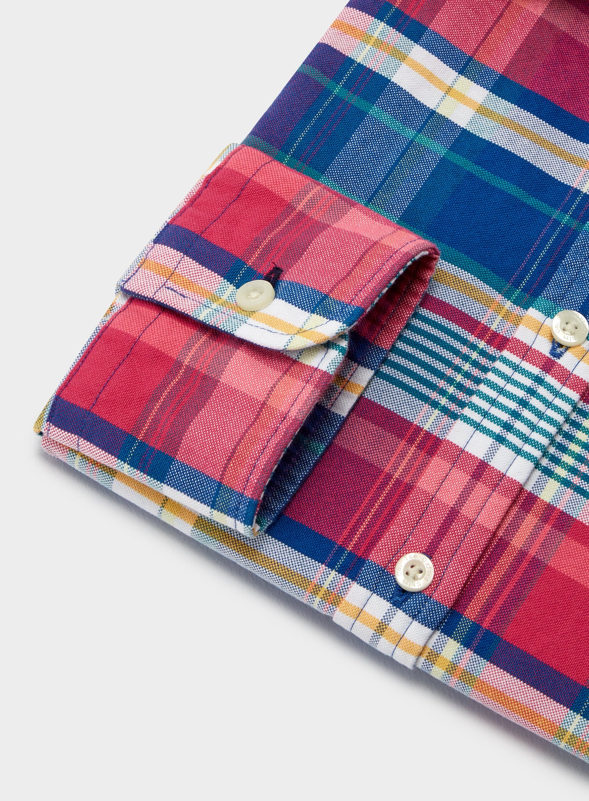 "Classic Oxford Shirt - Pink Multi Check"