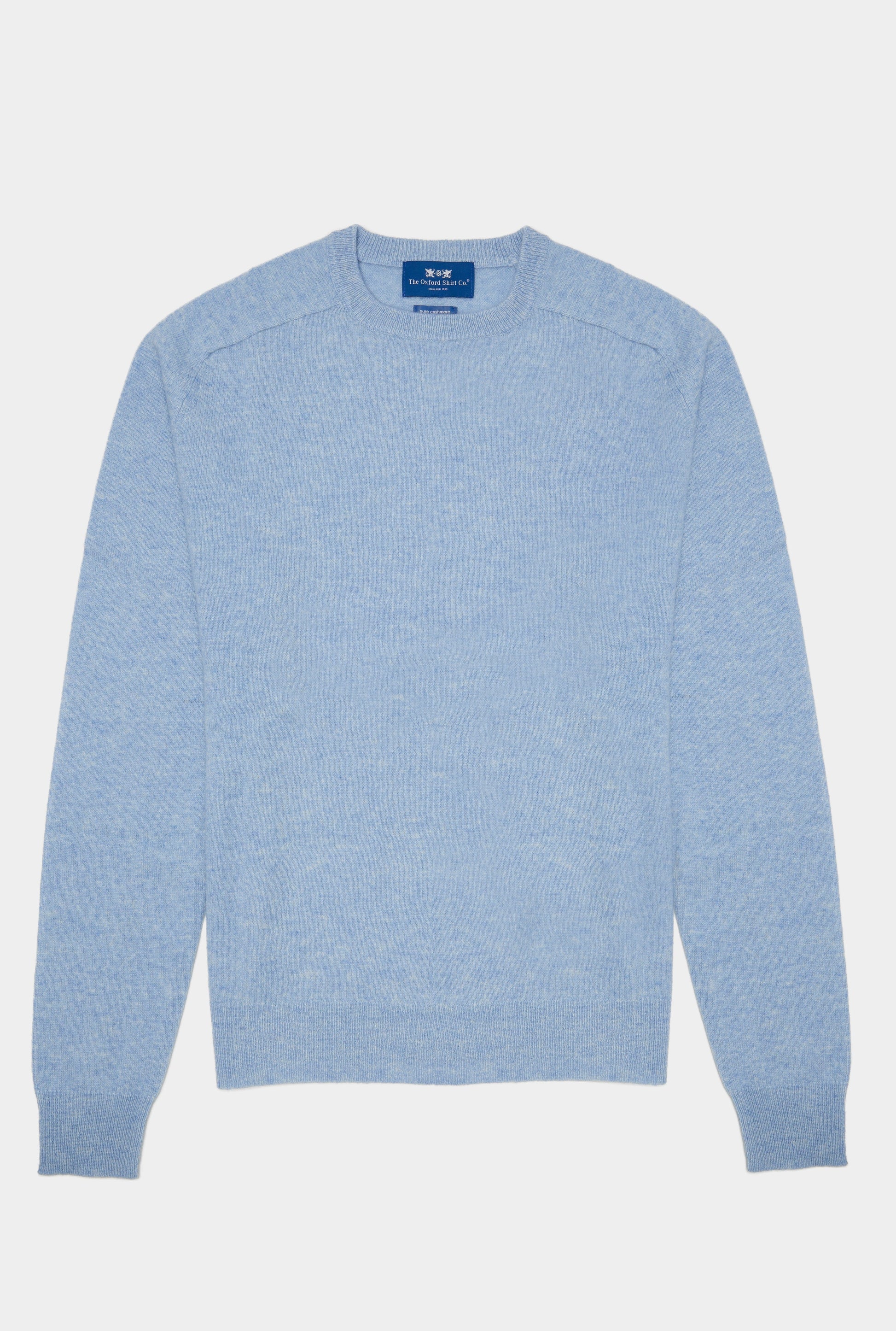 "Cashmere Crew Neck in Sky"