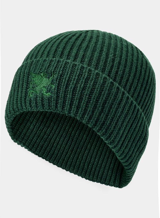 Engineered Knit Beanie - Green