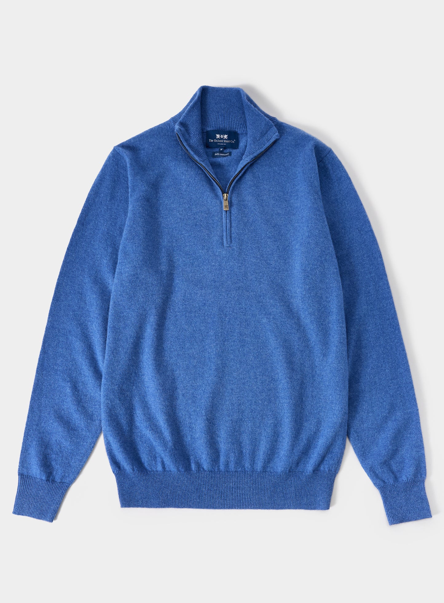 Cashmere 1/4 Zip in Blue