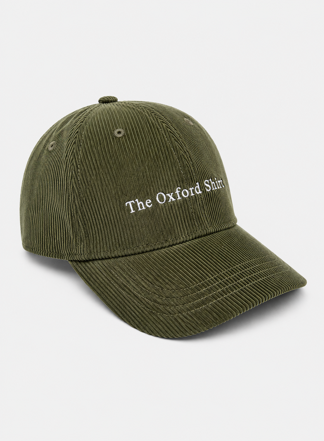 Signature Oxford Shirt Co. Corduroy Cap - Forest Green