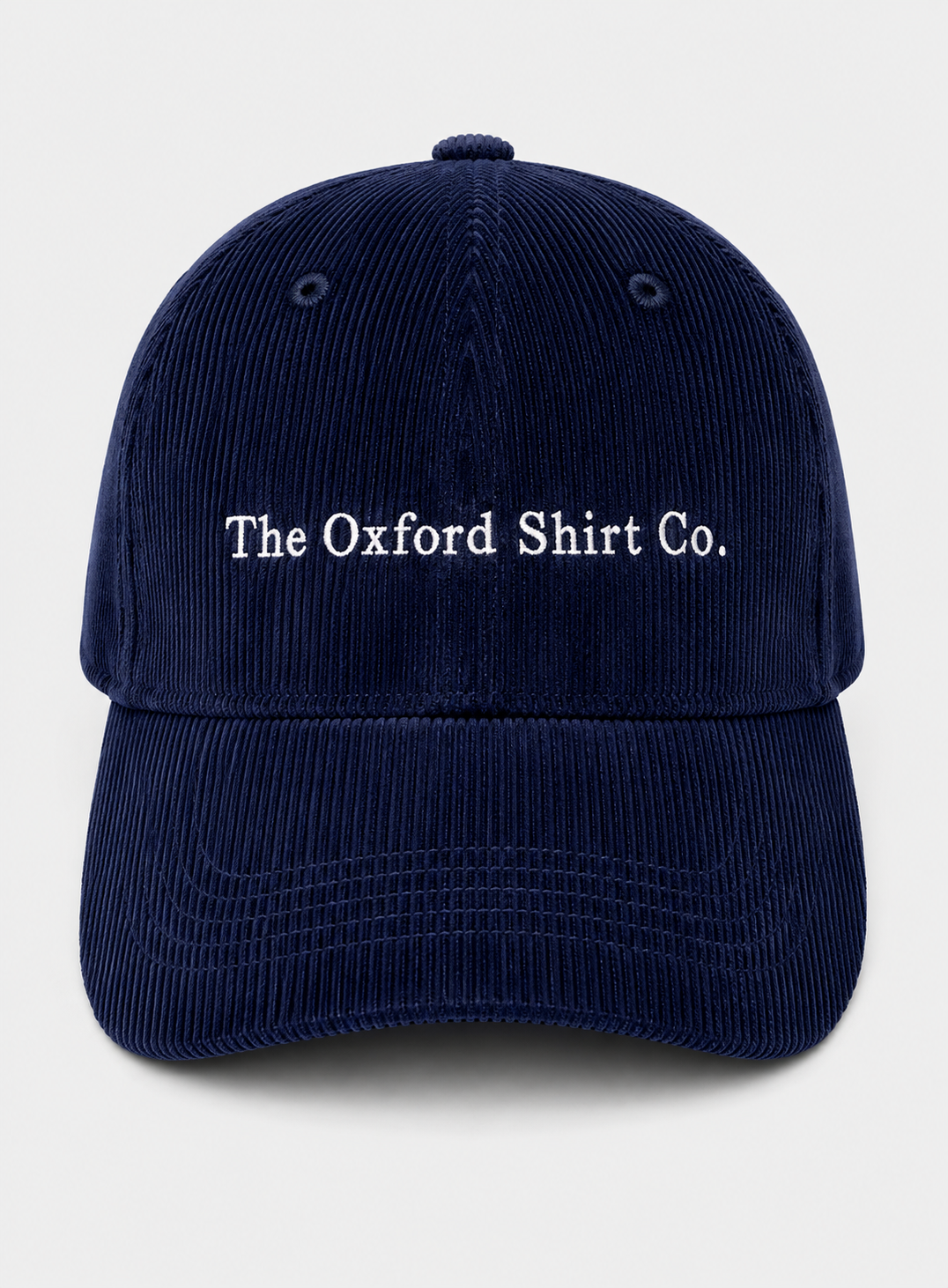 Signature Oxford Shirt Co. Corduroy Cap - Navy