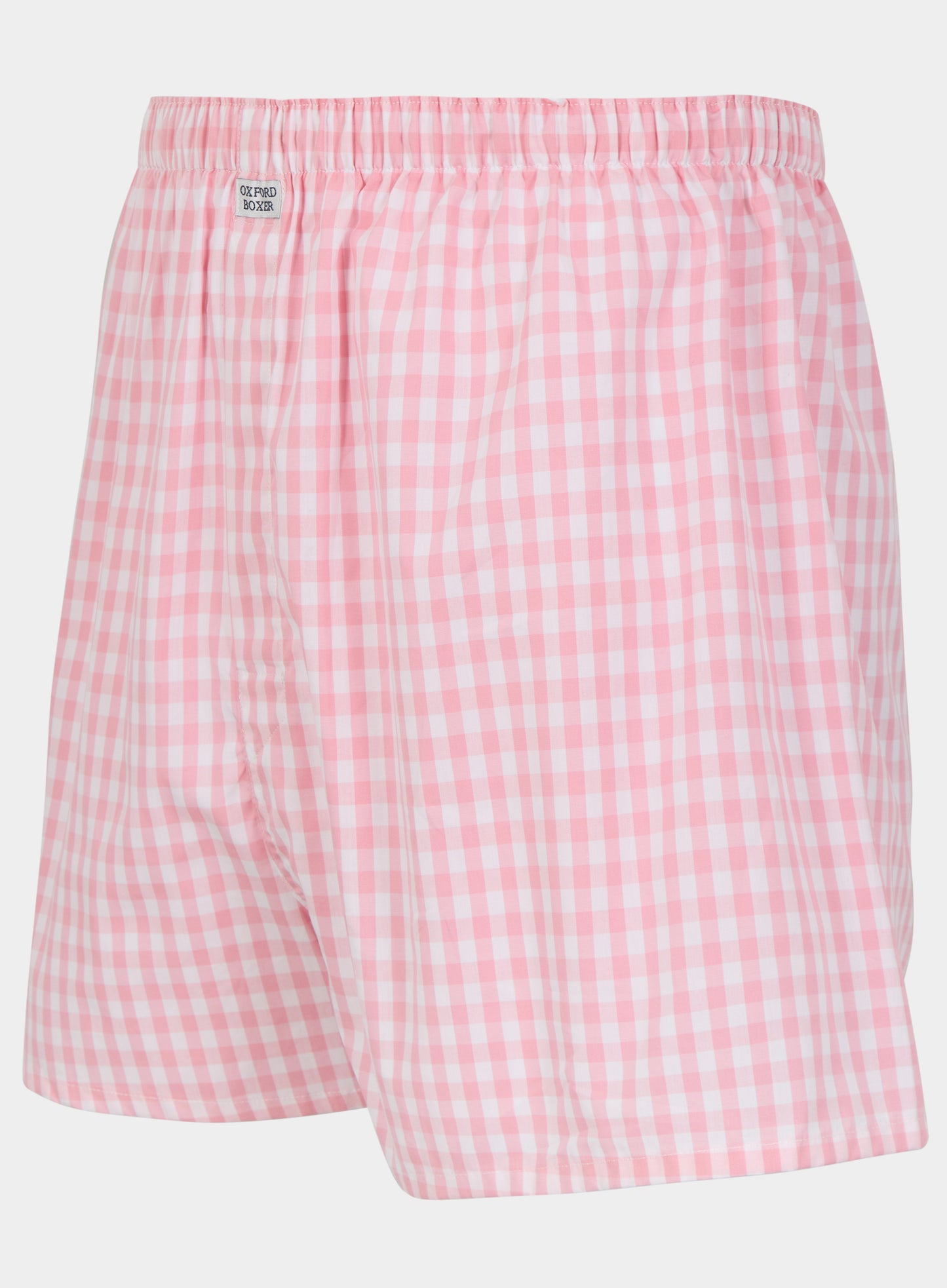 Cotton Boxers - Pink Gingham