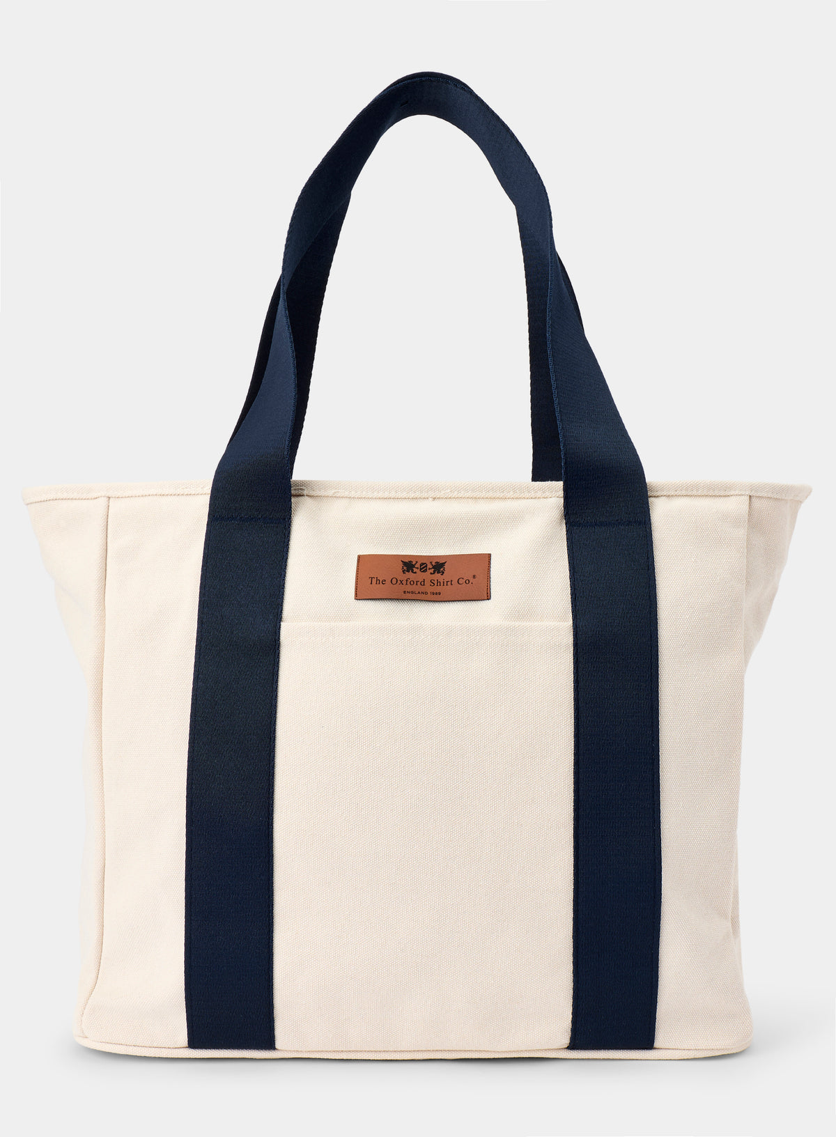 Signature Canvas Tote Bag - Cream