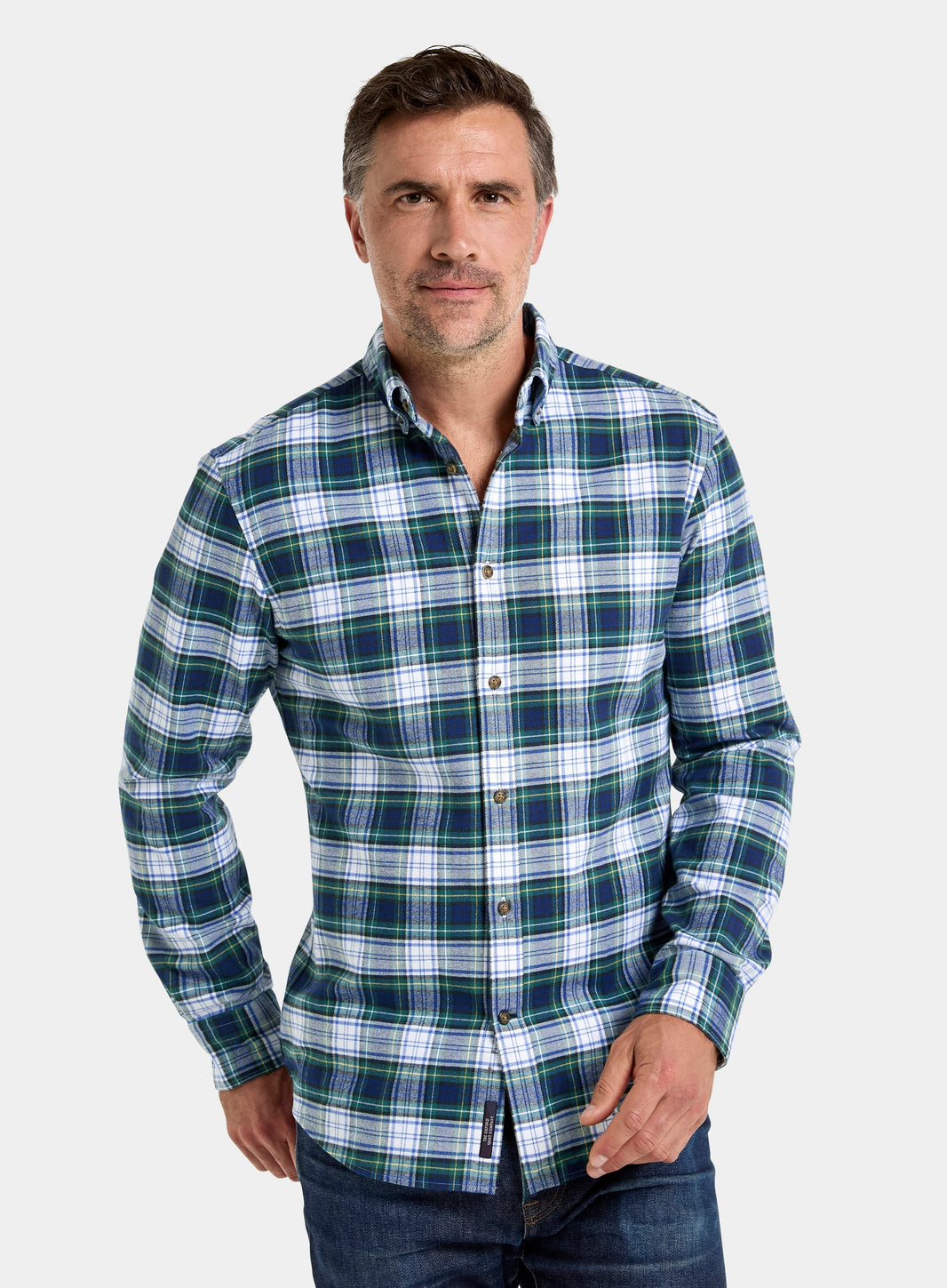 Weiv Mens Solid Flannel Shirt