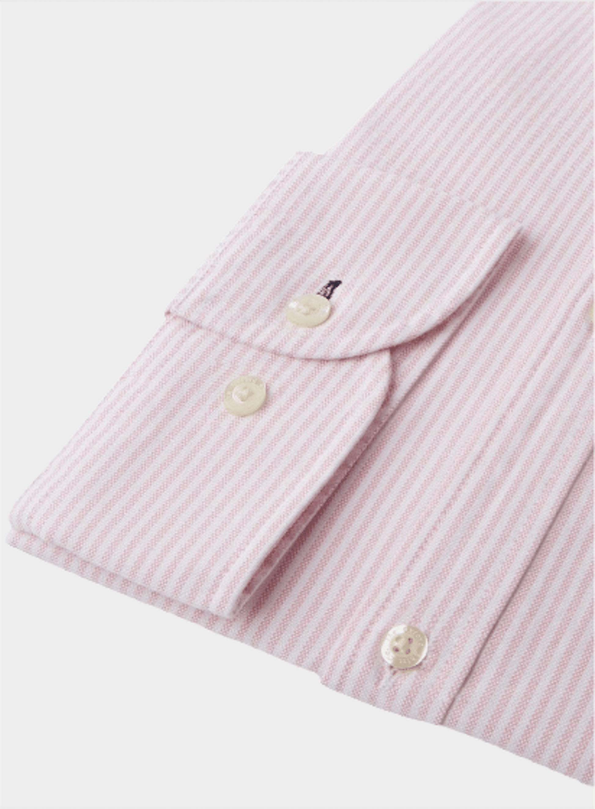 Button Down Oxford Shirt - Pink Stripe
