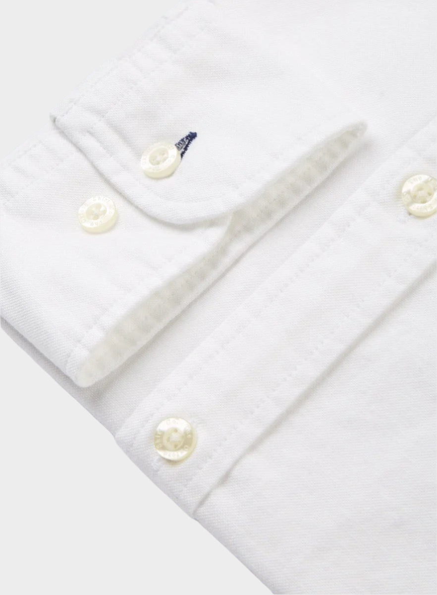 Button Down Oxford Shirt - White