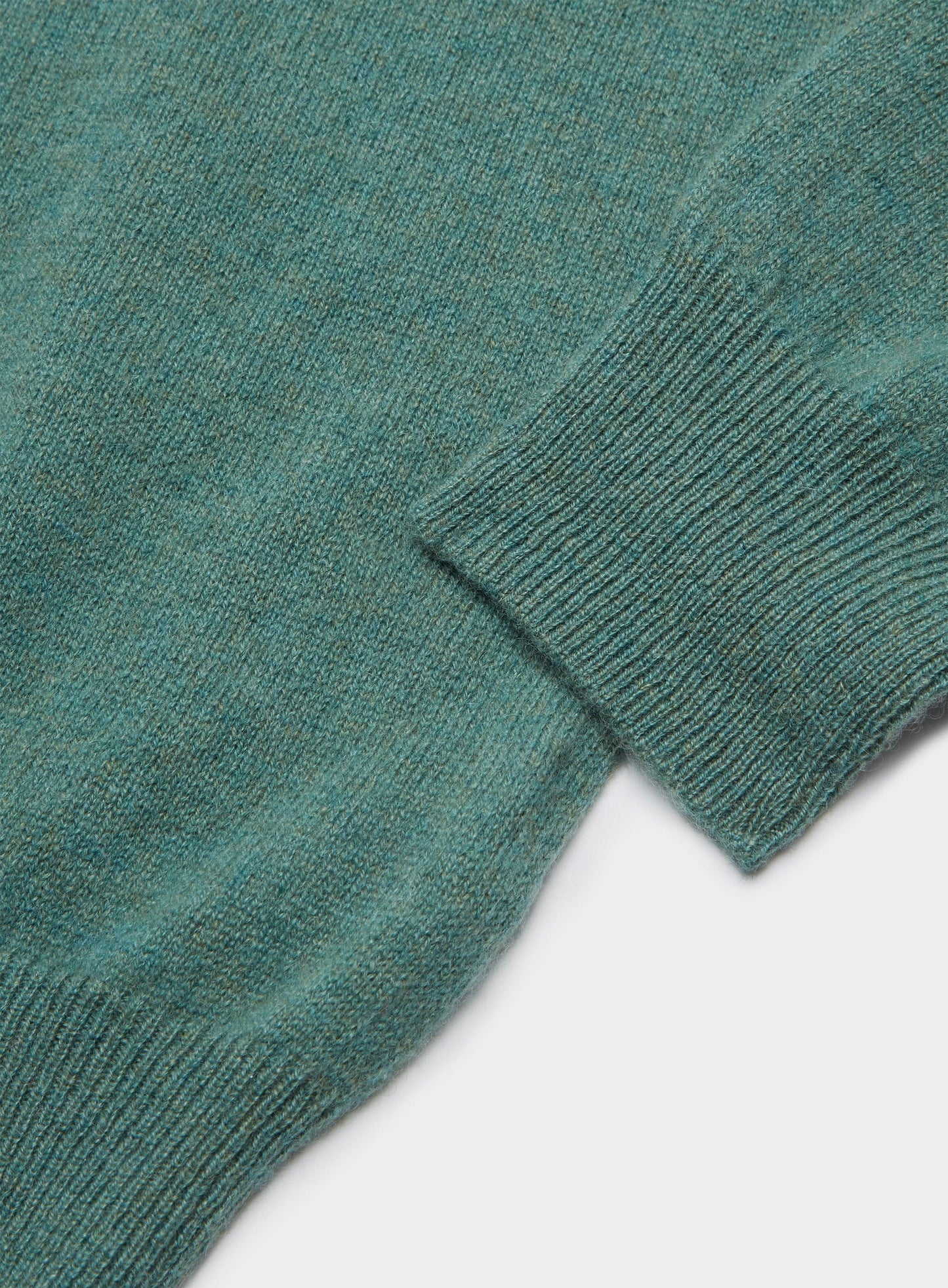 Cashmere 1/4 Zip in Green