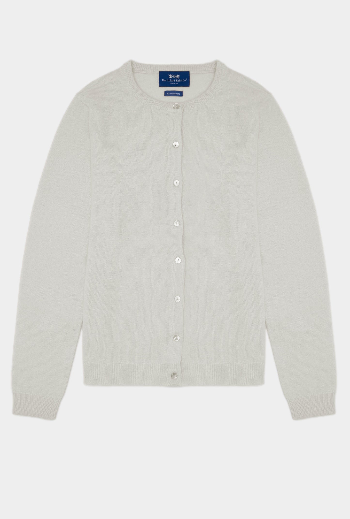 Cashmere Cardigan in Ecru