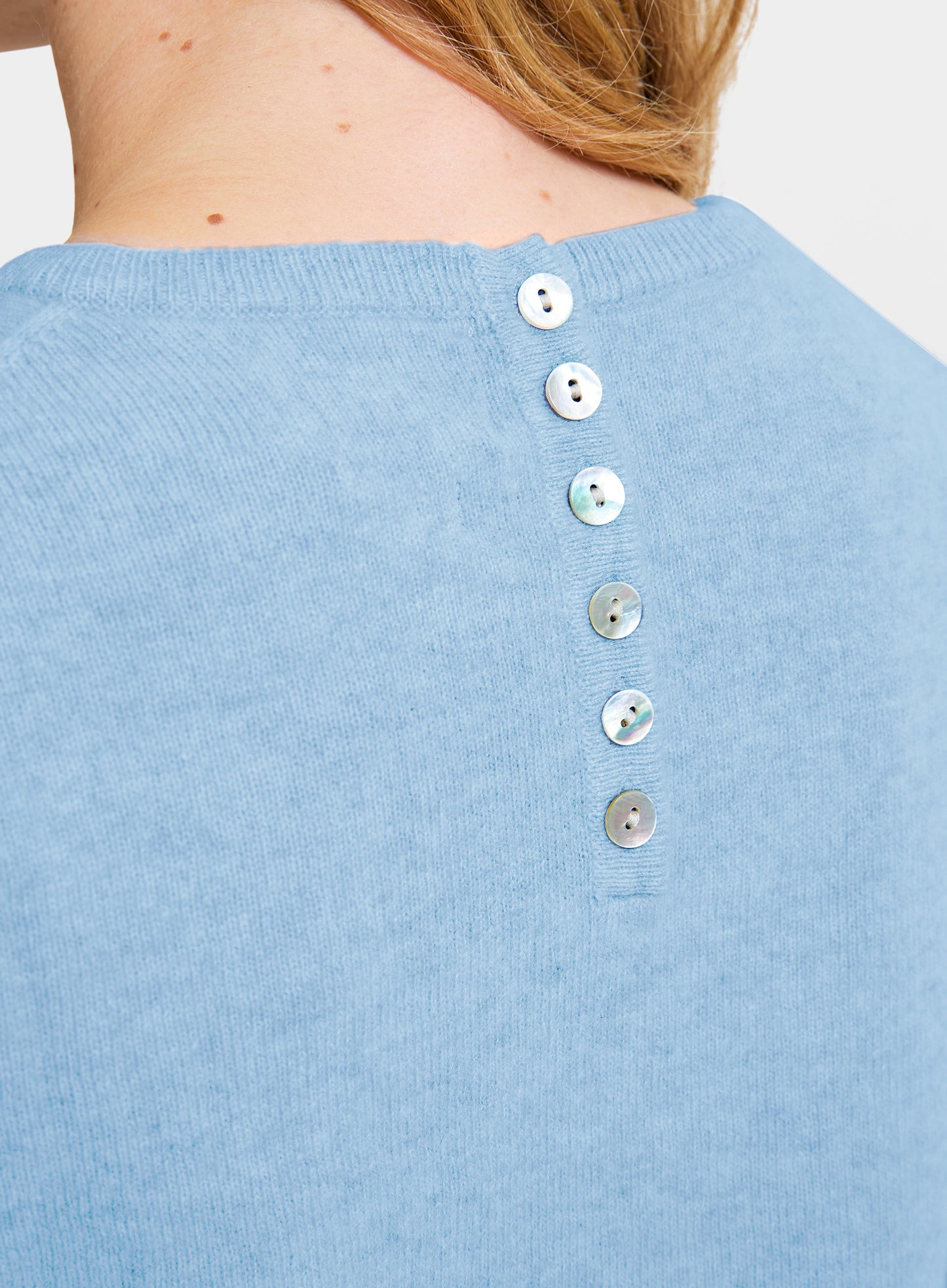 Cashmere Crew Neck - Periwinkle