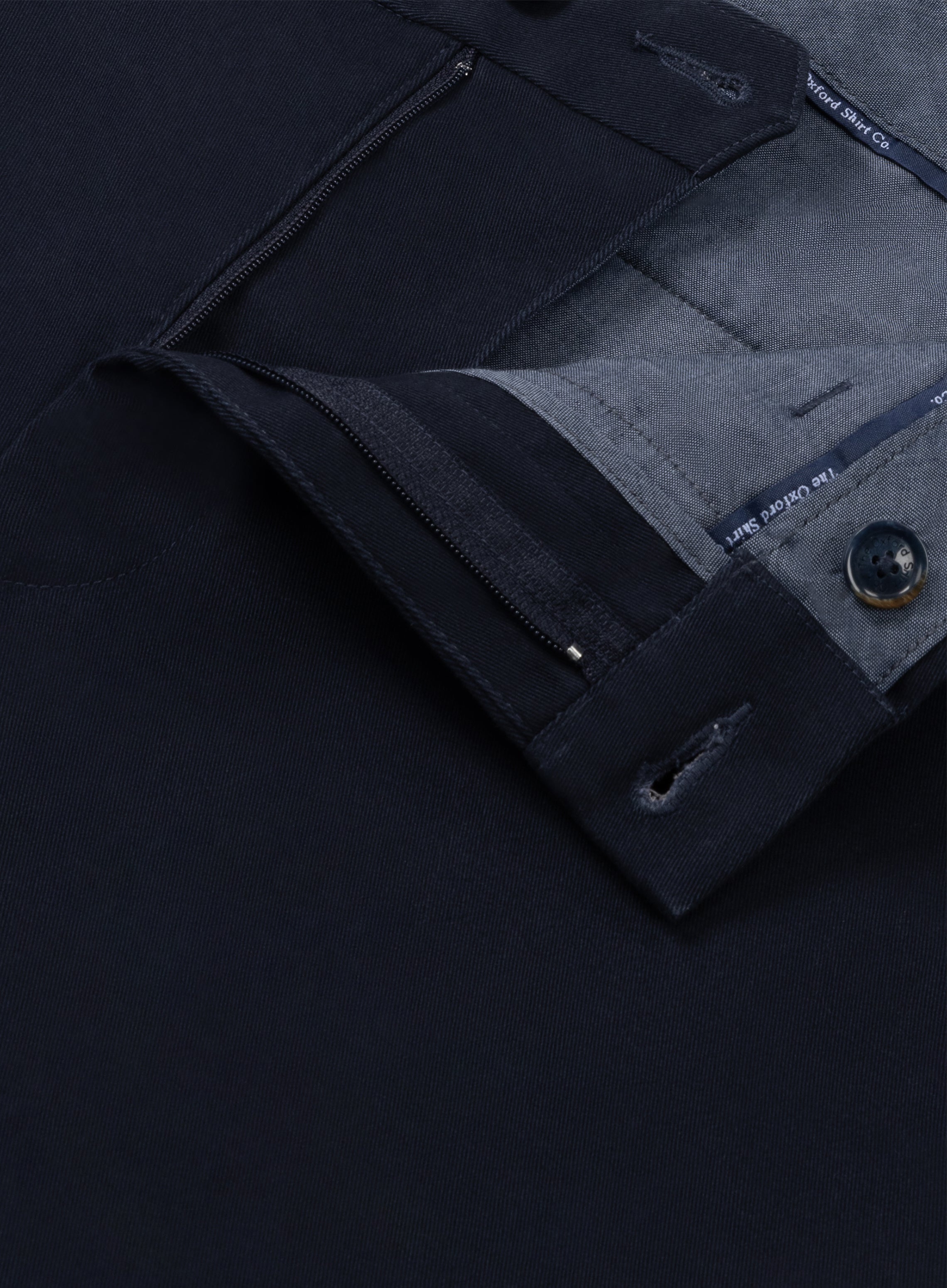 Mens Classic Chinos in Navy - Oxford Shirt Co.