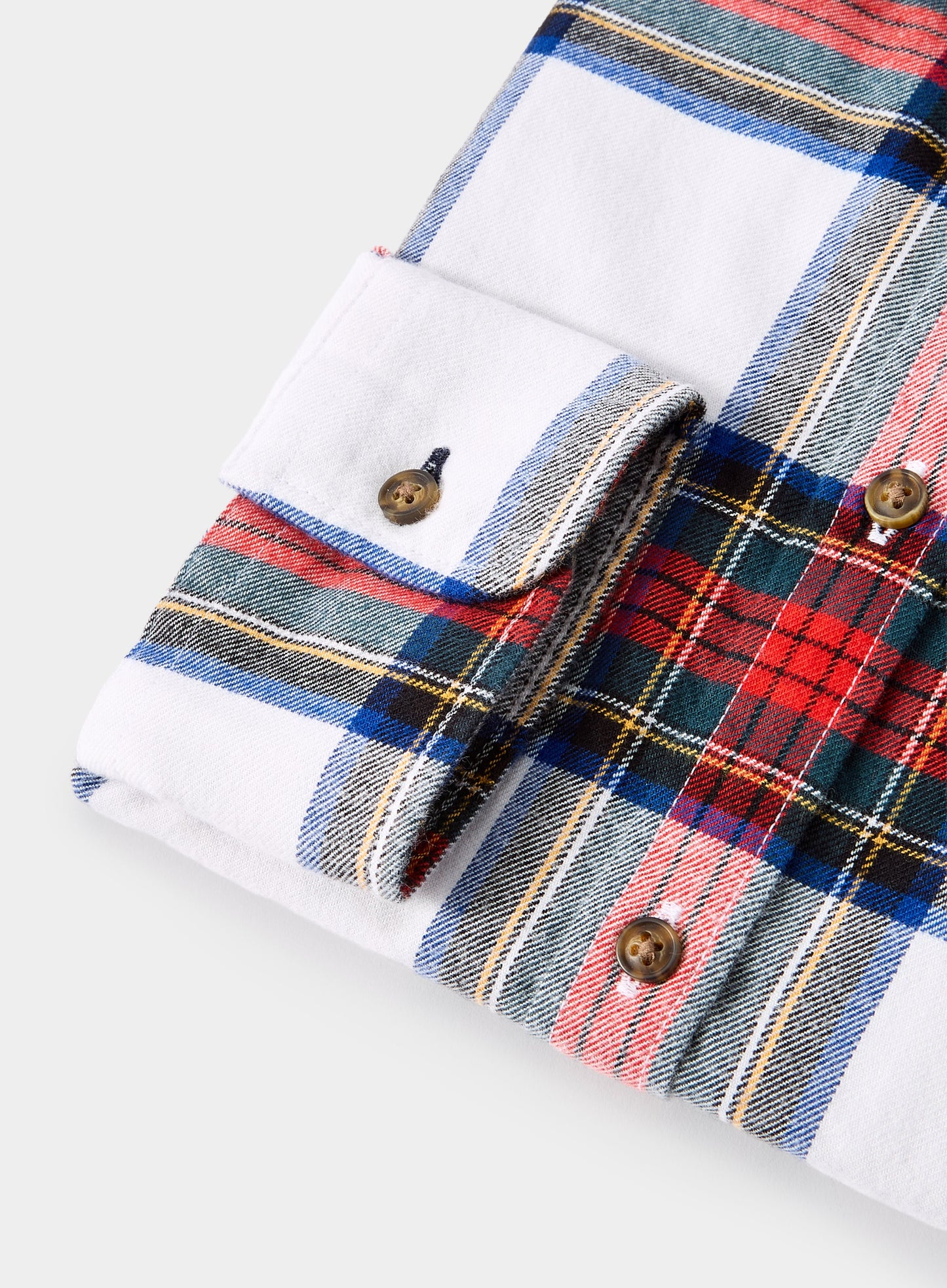 Classic Flannel Shirt - Red and White Check