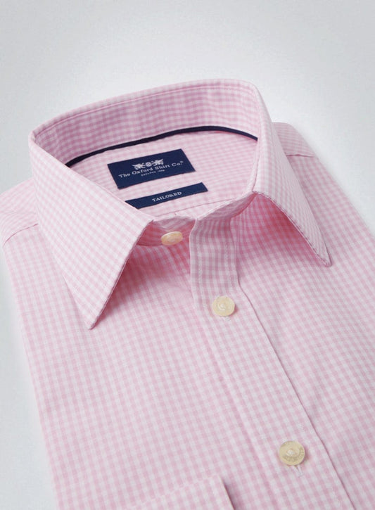 Classic Gingham Shirt - Pink