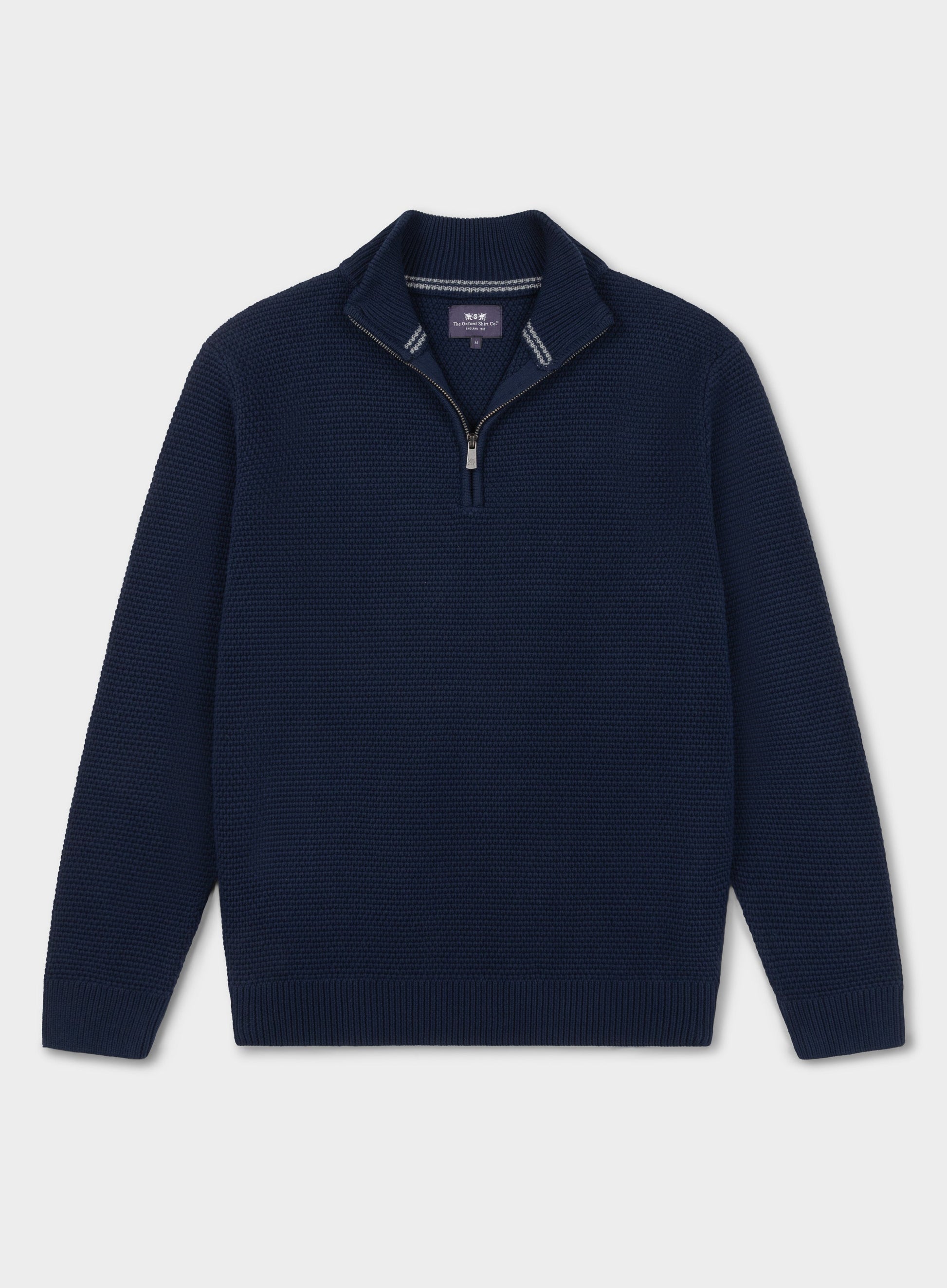 Cotton Blackberry 1/4 Zip in Navy