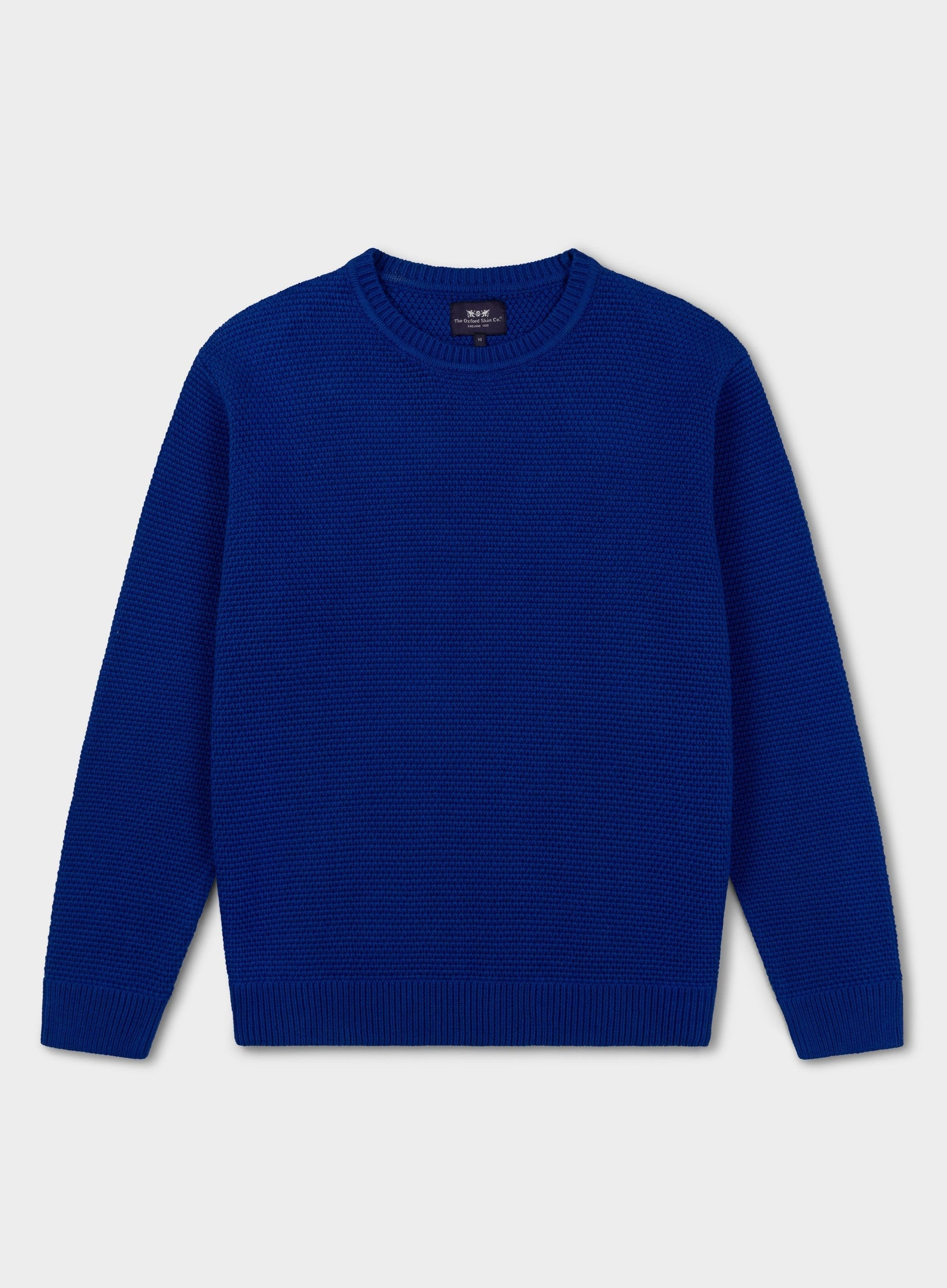 Cotton Blackberry Crew Neck in Blue