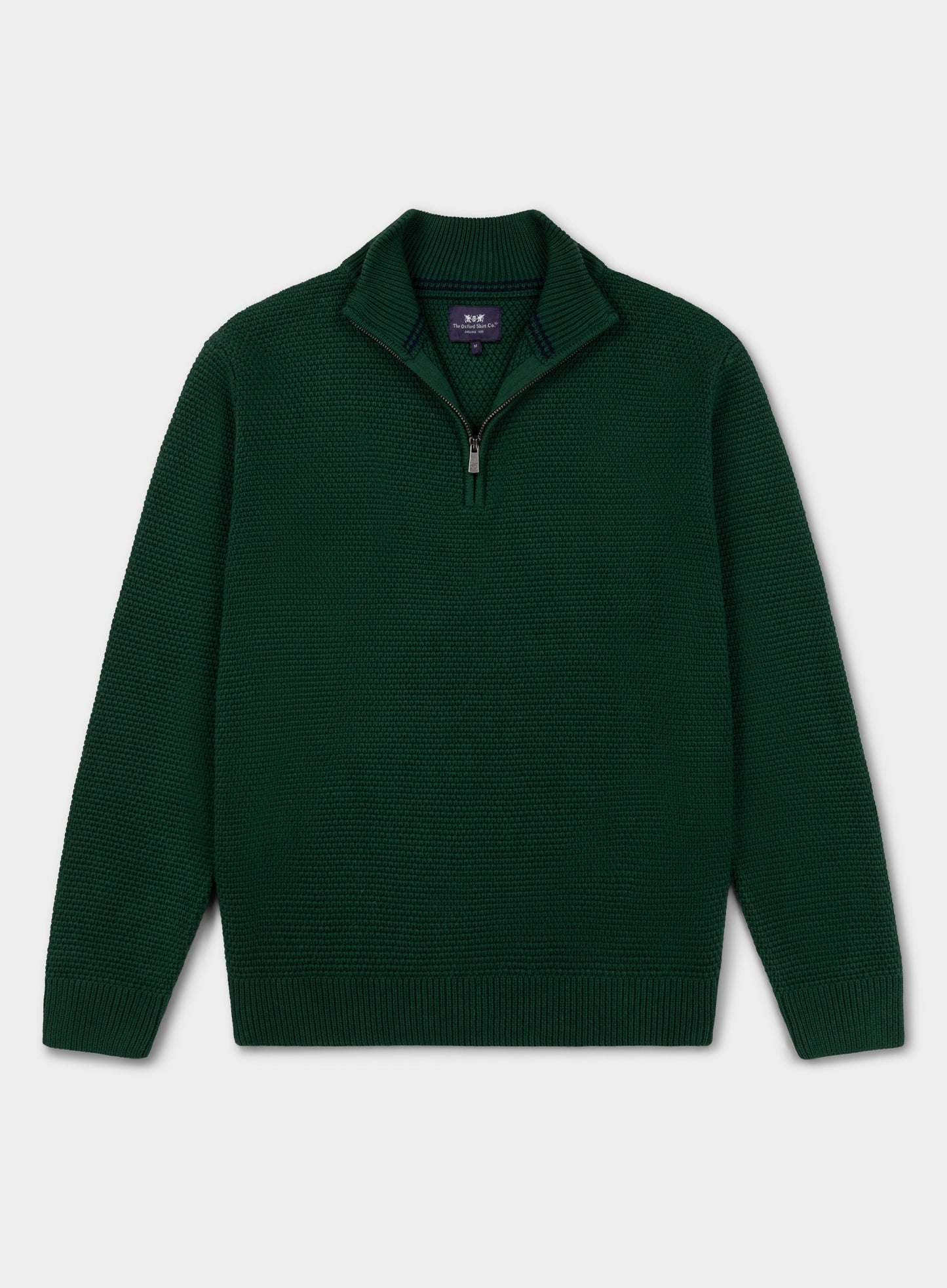 Cotton Blackberry ¼ Zip in Green