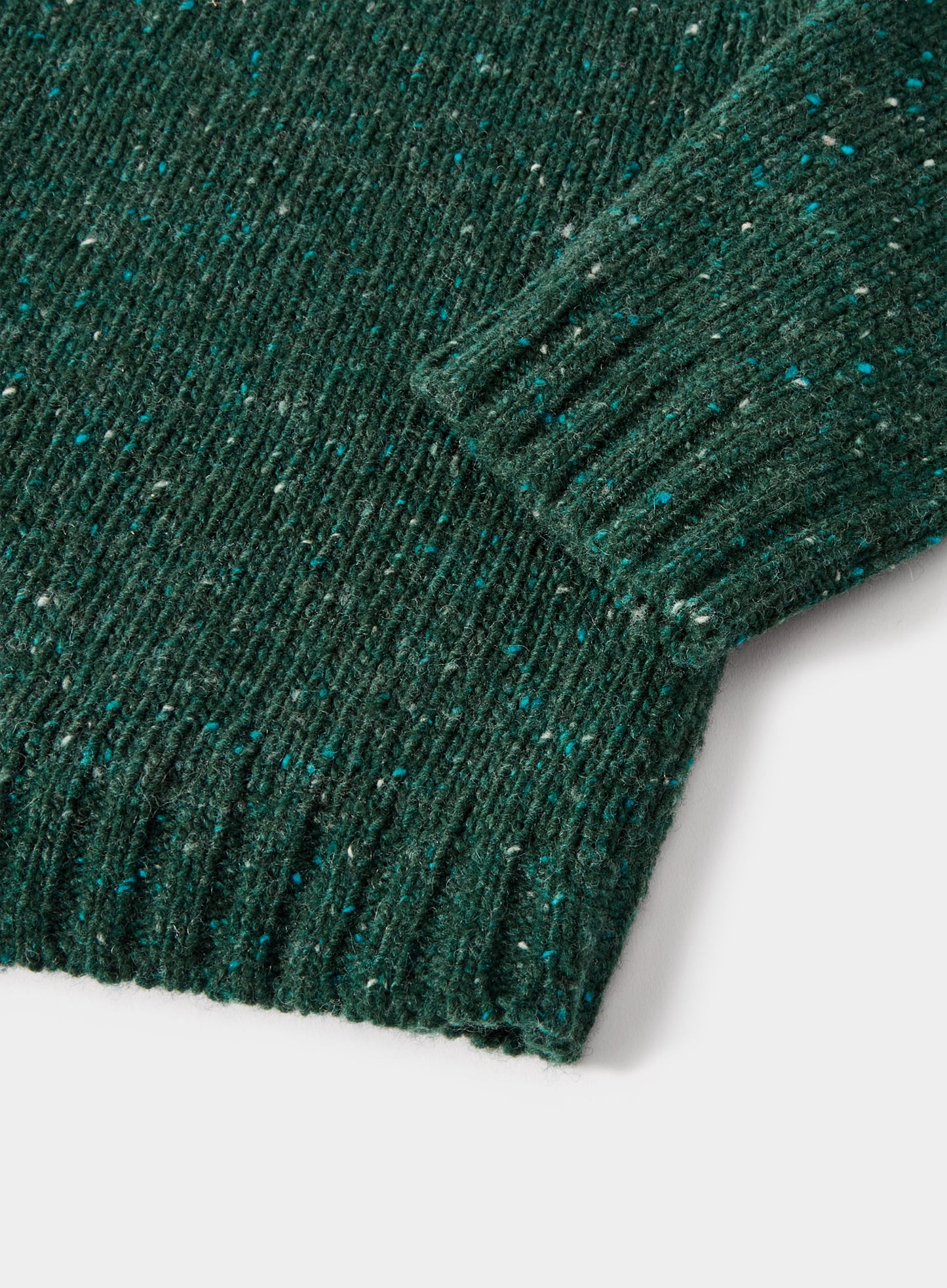 Crew Neck Fairisle Jumper - Green