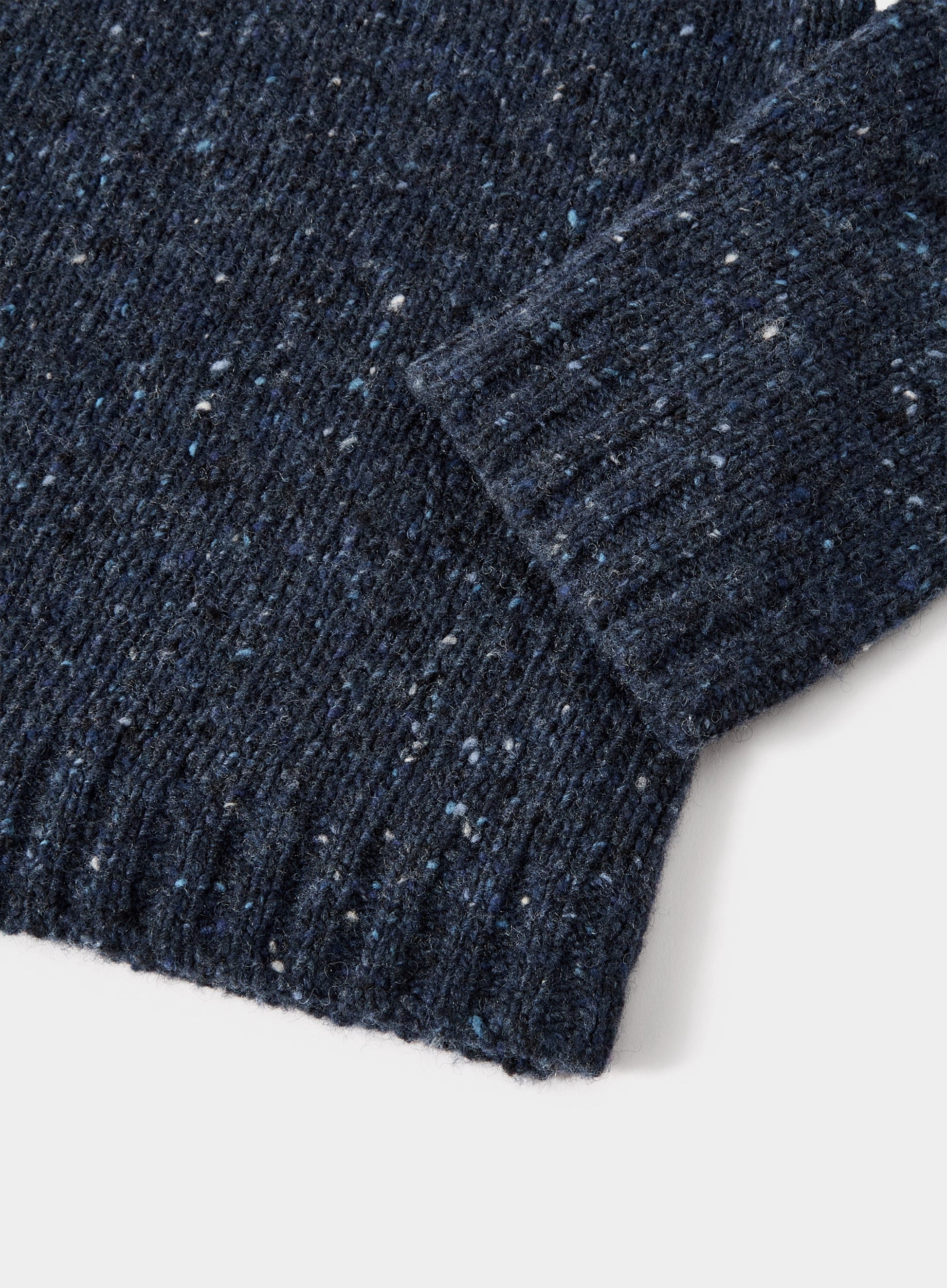 Crew Neck Fairisle Jumper - Navy