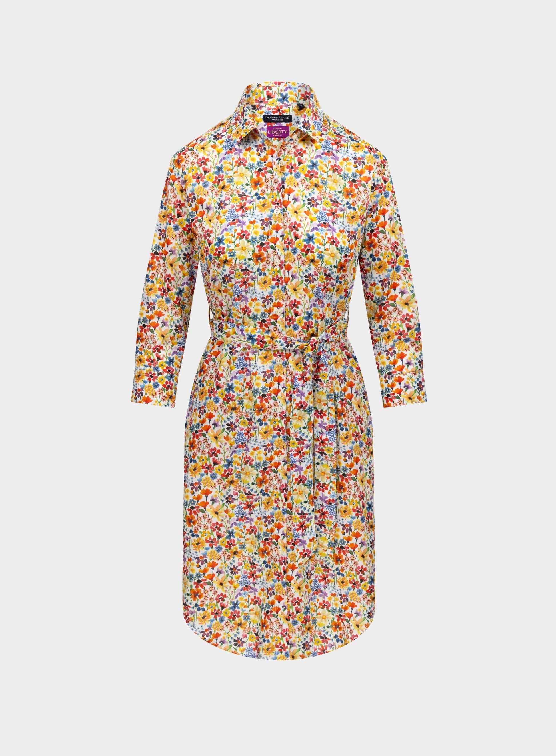 liberty print shirt dress The classic Liberty London shirt dress - marron aigle-storefront-catalog-fr