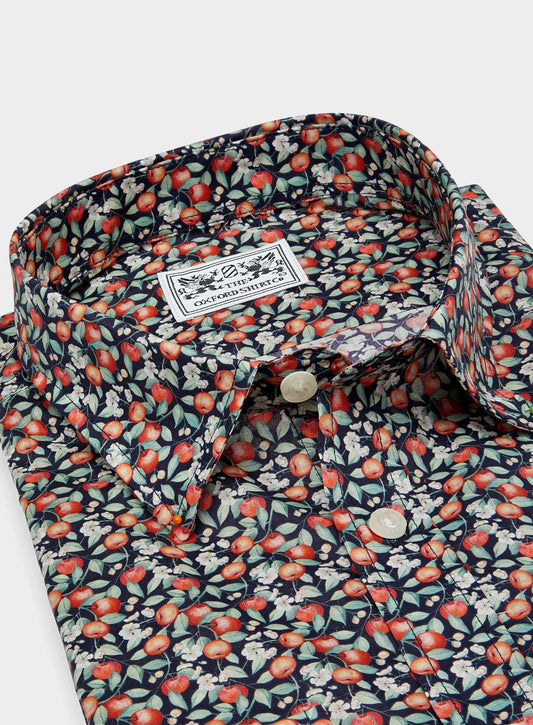 Elvington Orchard Red - Made with Liberty Fabric