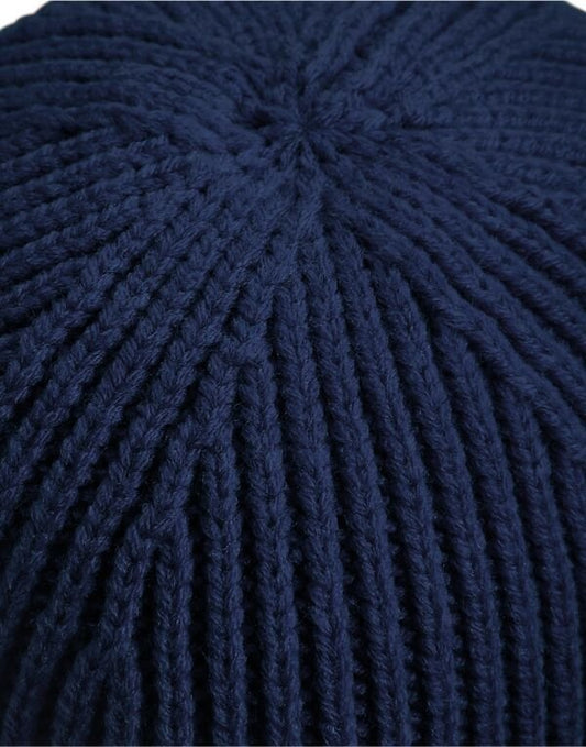 Engineered Knit Beanie - Blue
