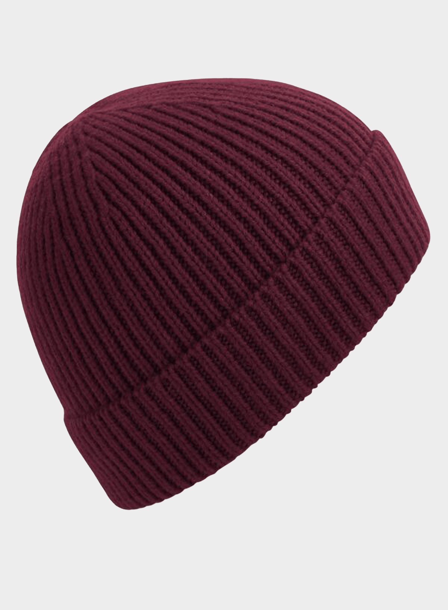 Engineered Knit Beanie - Burgundy