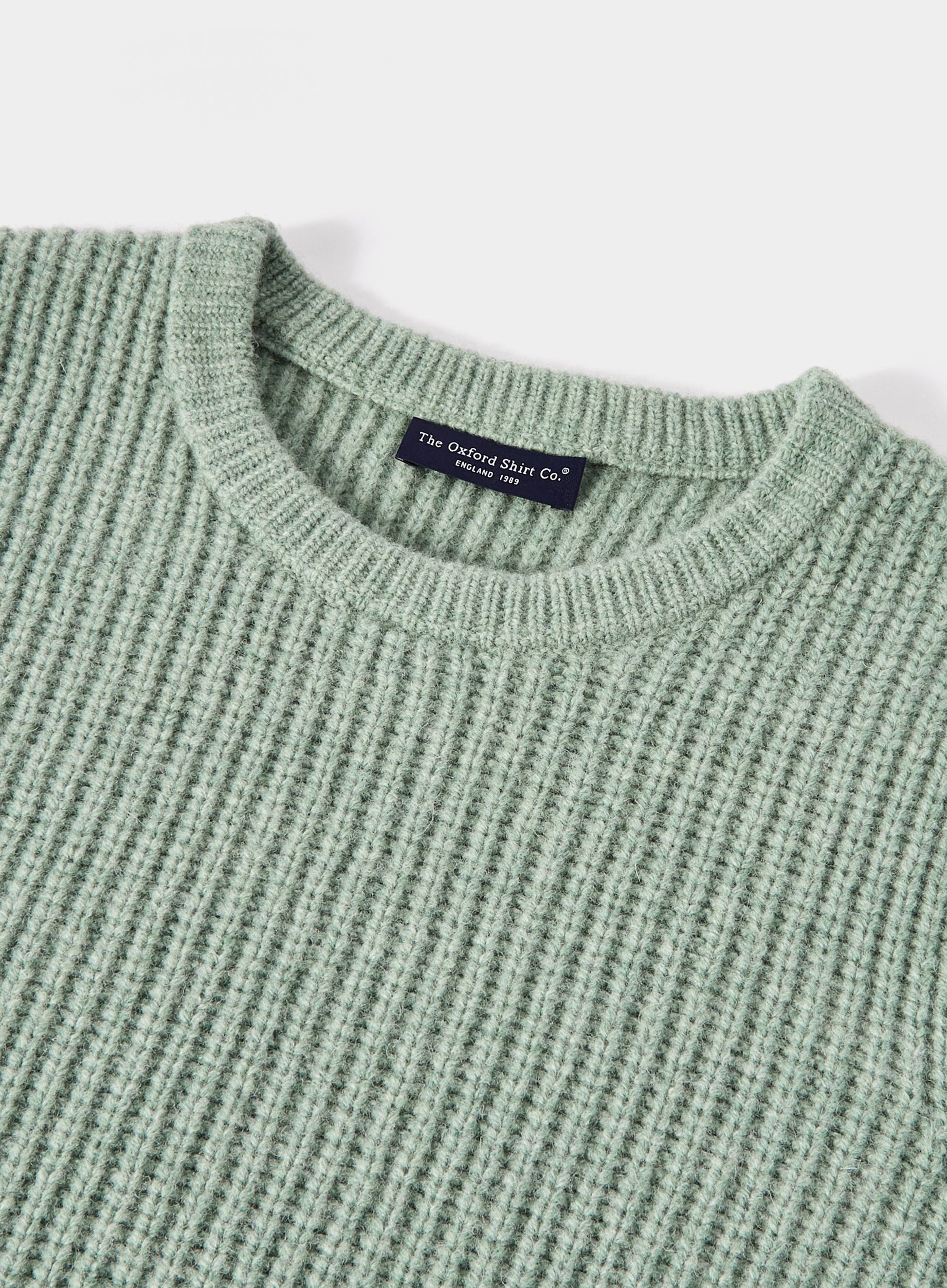 Knitted Rib Vest - Green