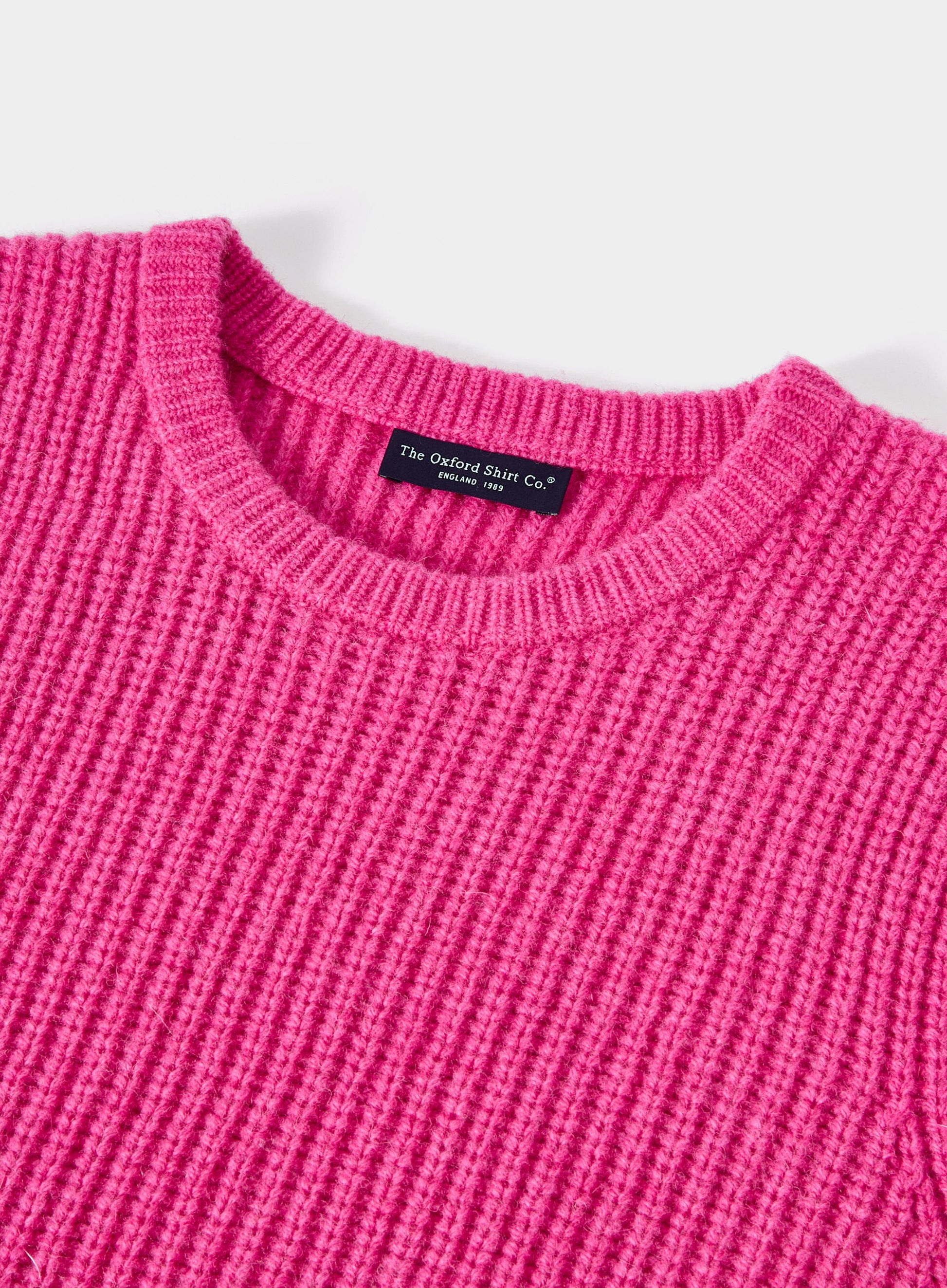 Knitted Rib Vest - Pink