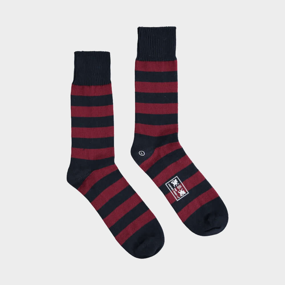 Men’s 3 pack of socks in Bright Hooped.