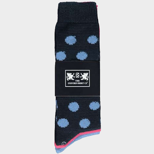 Men’s 3 pack of socks in Bright Spots.