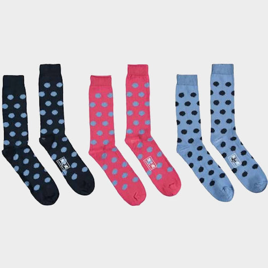 Men’s 3 pack of socks in Bright Spots.