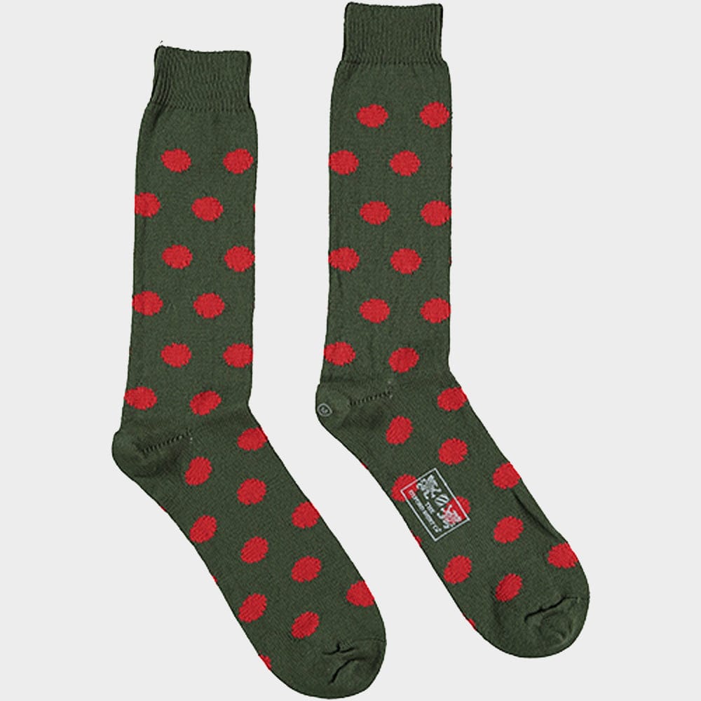 Men’s 3 pack of socks in Country Spots.