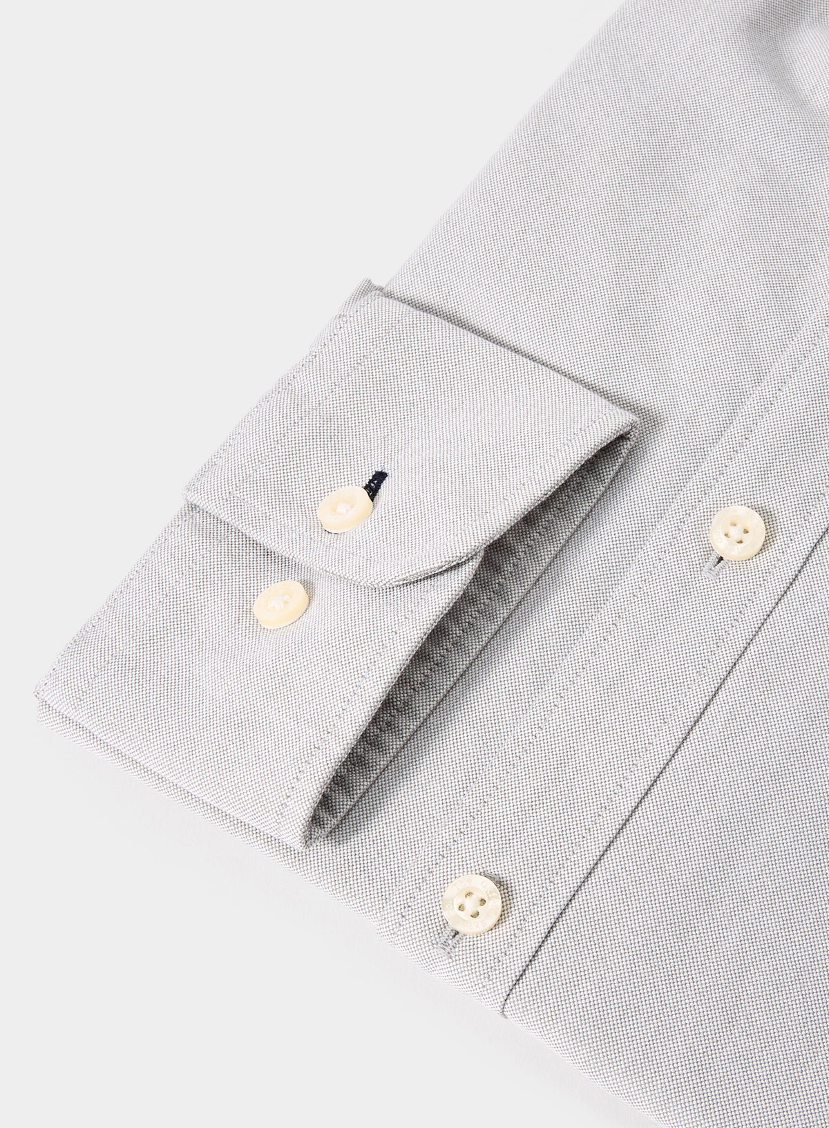 Men’s button-down Oxford shirt in Grey.