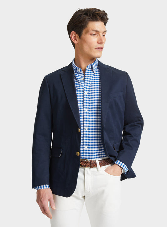 Men’s casual cotton blazer.