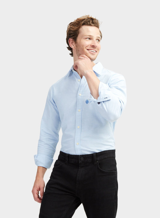 Men’s classic Oxford shirt in Blue.